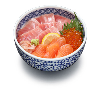 日本中の産地から集めた最高の海鮮丼です。
